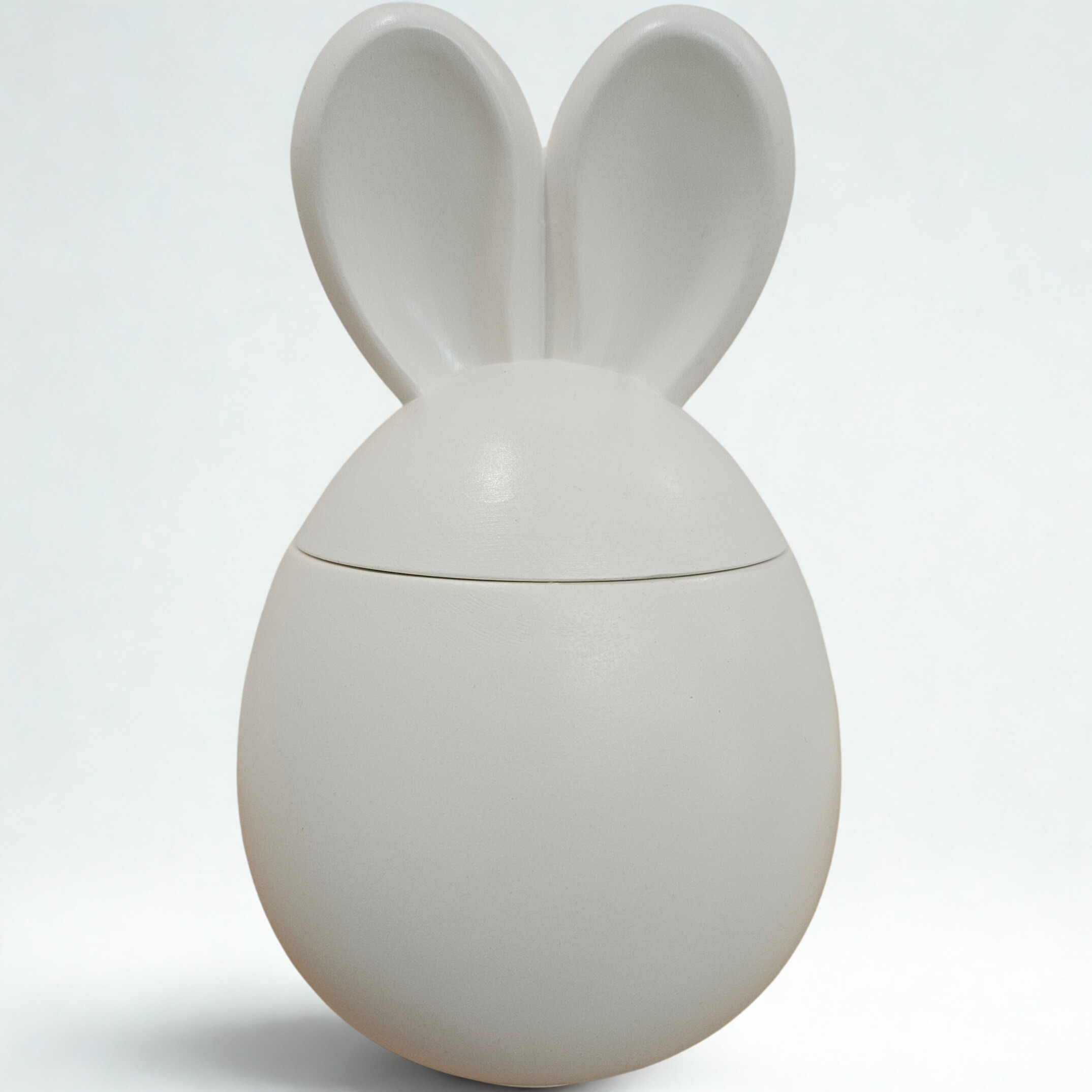 Bougie Lapinou - Blanc / Citron vert Mangue
