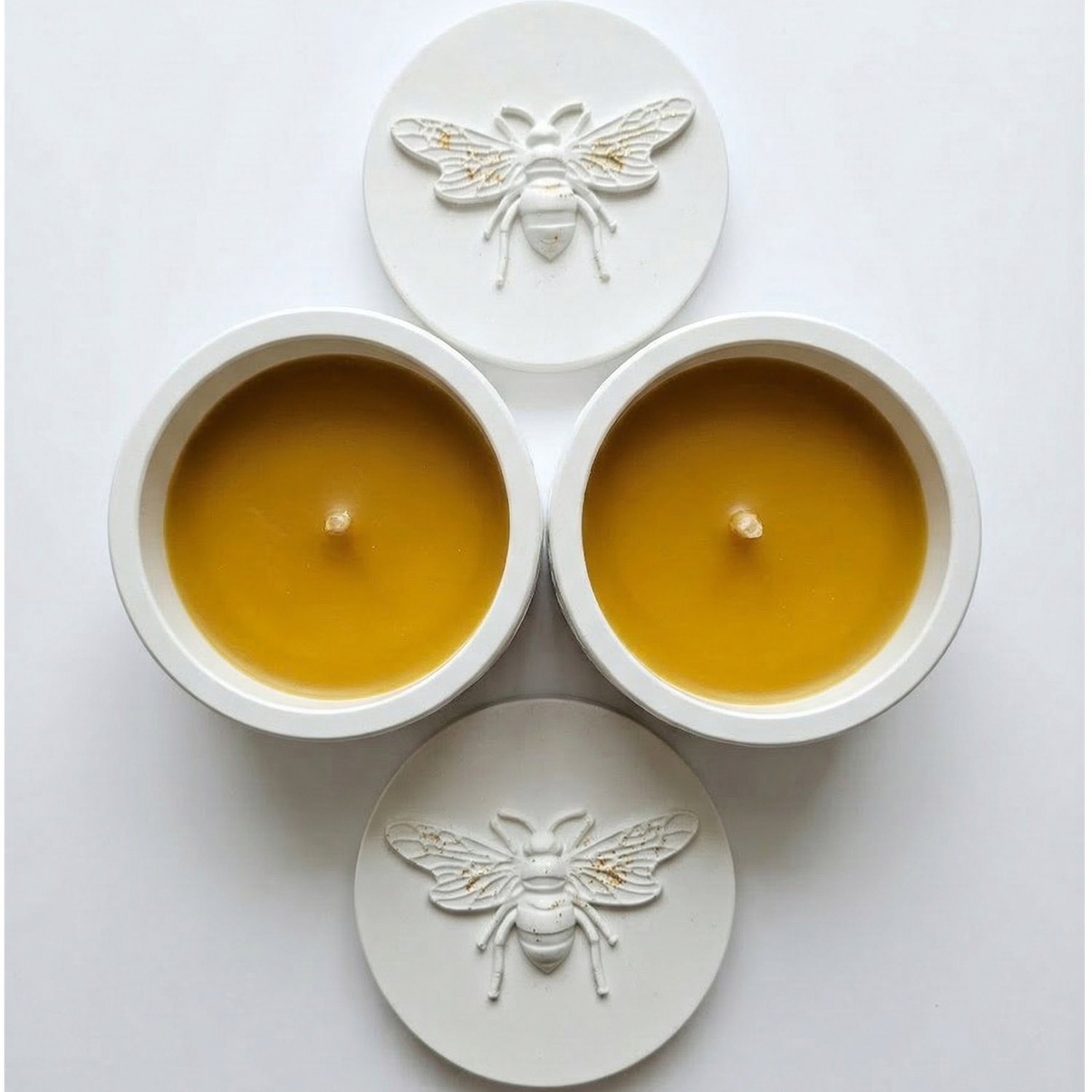 Bougie Abeille - Blanche