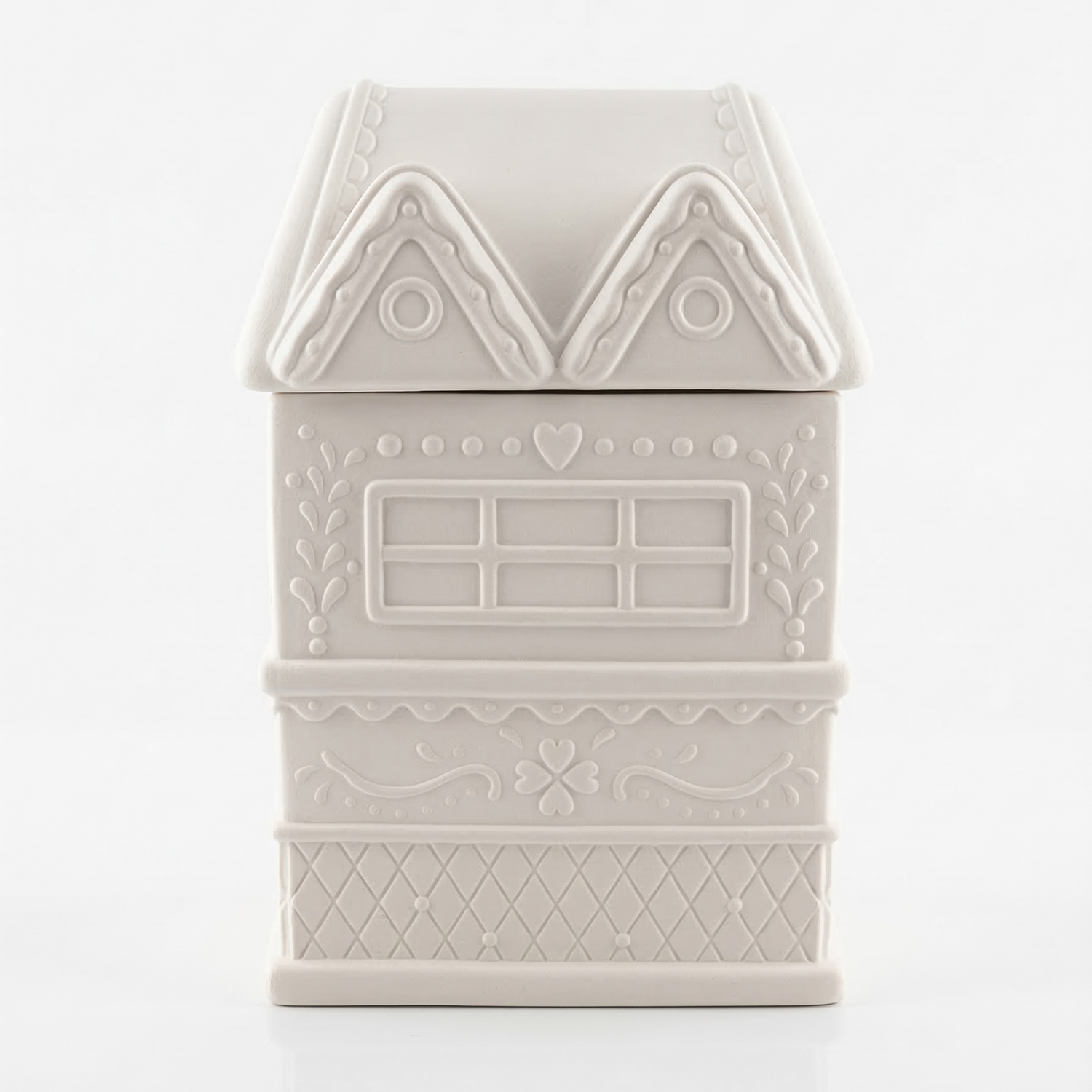 Bougie Maisonnette Moyenne - Blanche / Coton