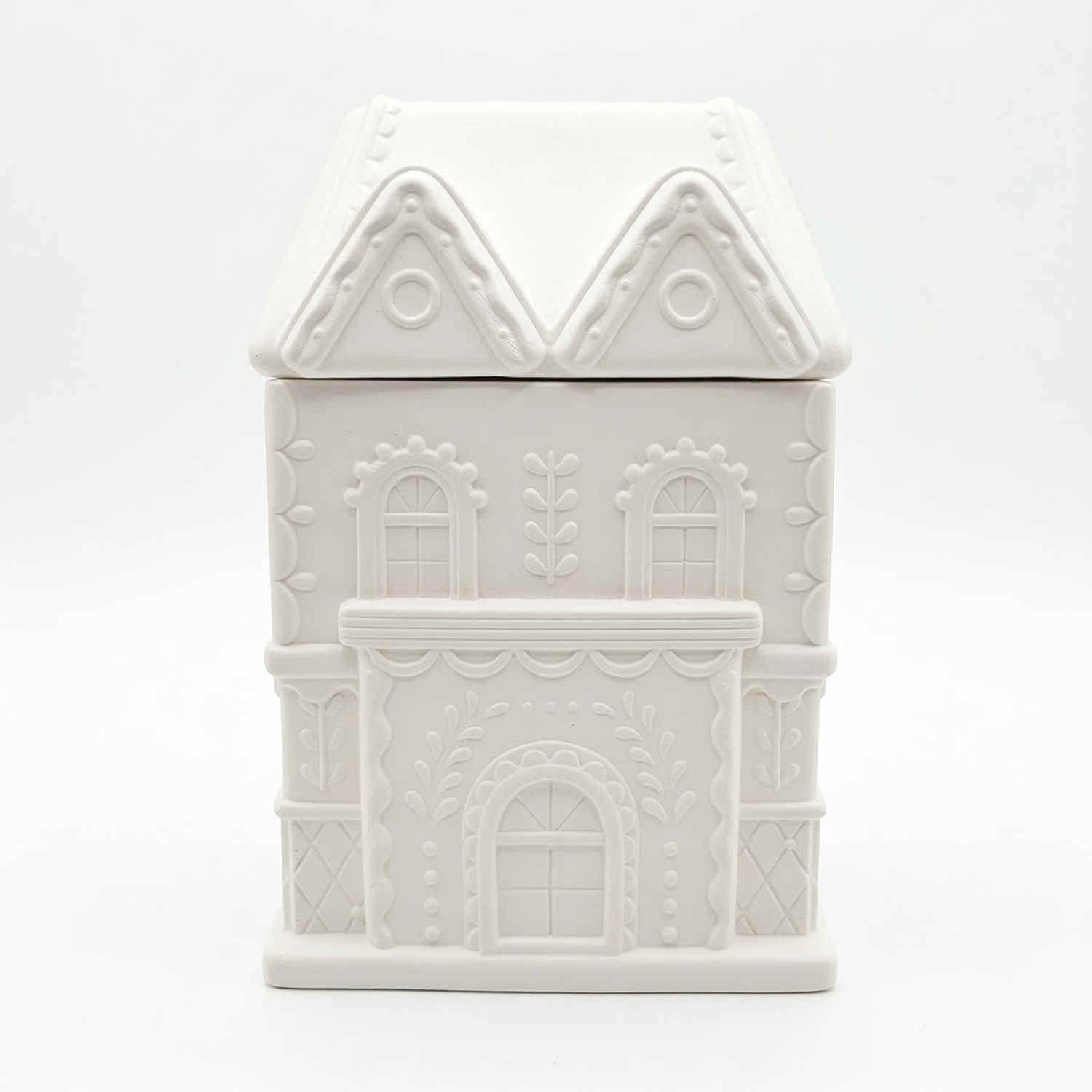 Bougie Maisonnette Moyenne - Blanche / Coton