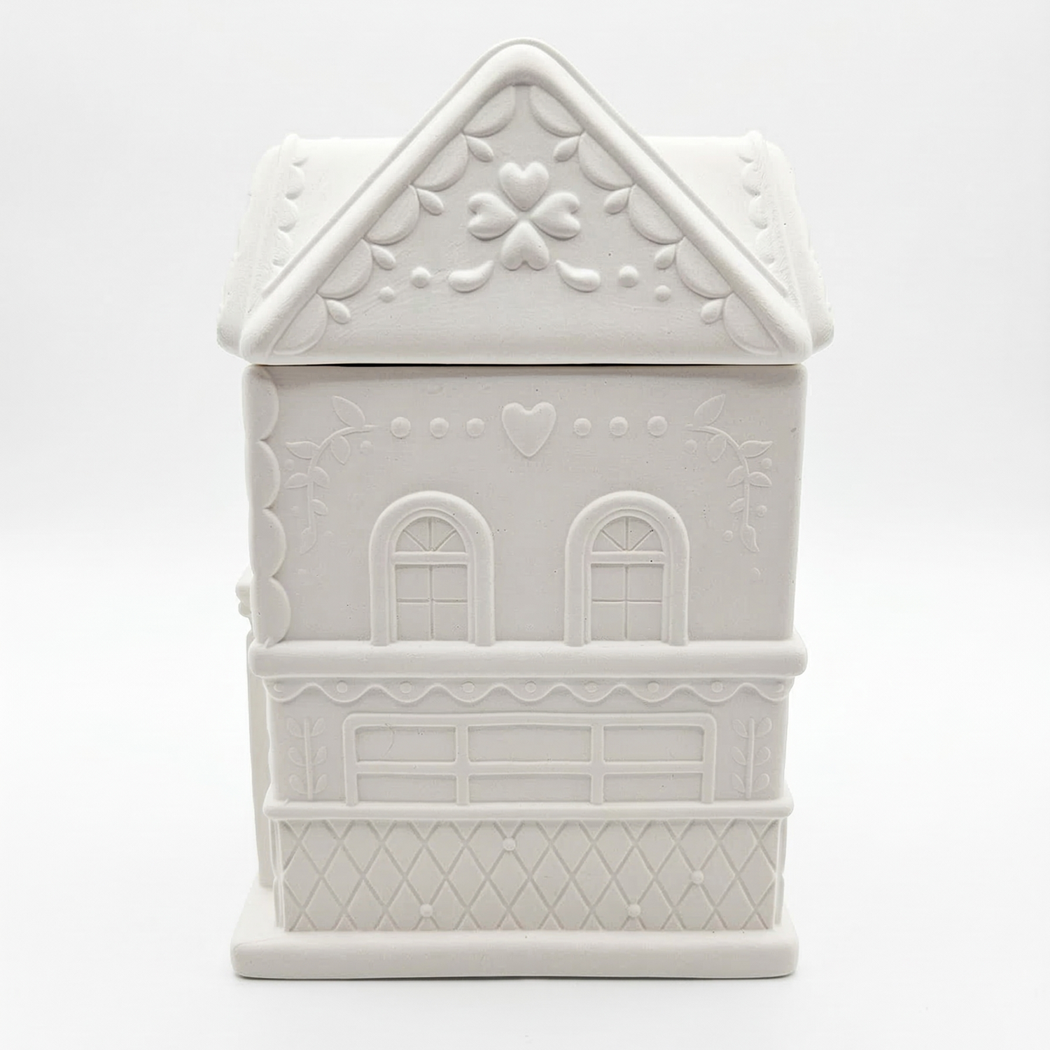 Bougie Maisonnette Moyenne - Blanche / Coton