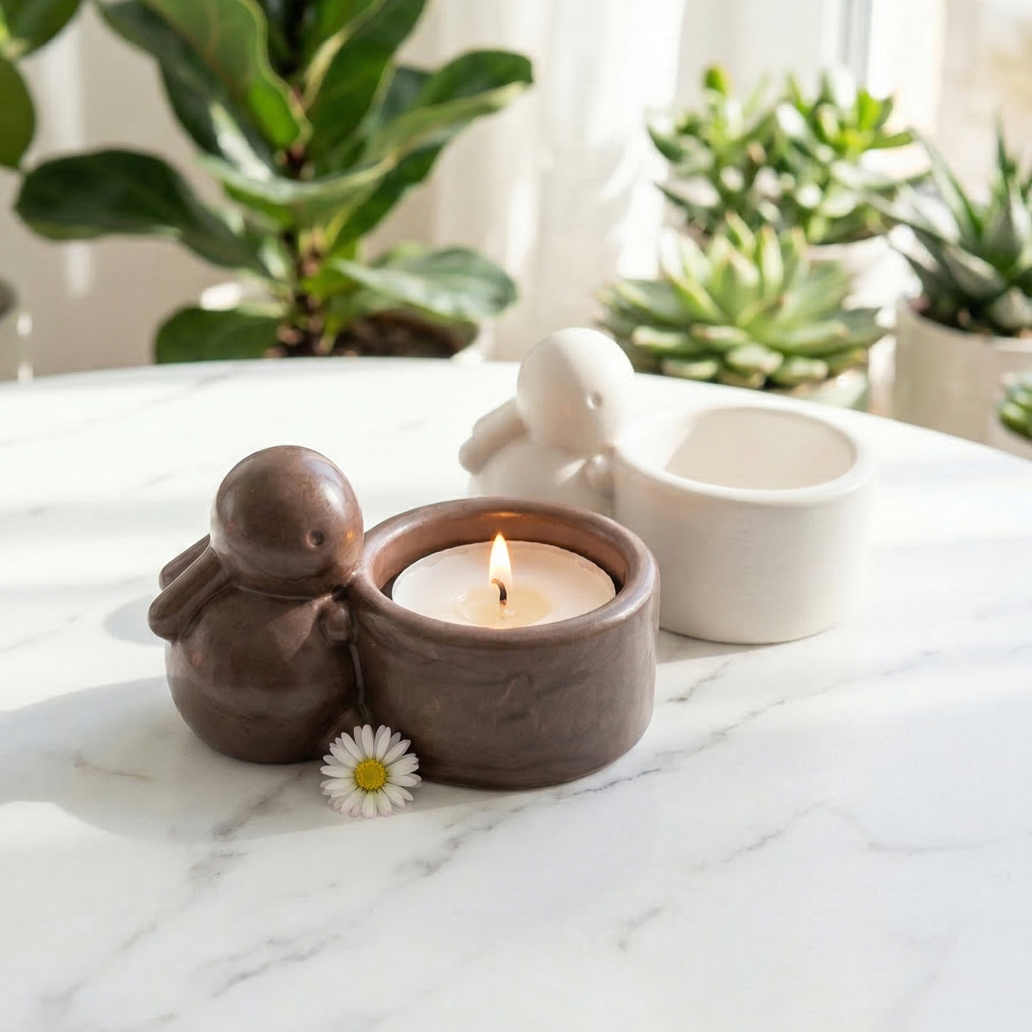 Lampe Multifonction Lapin - Marron