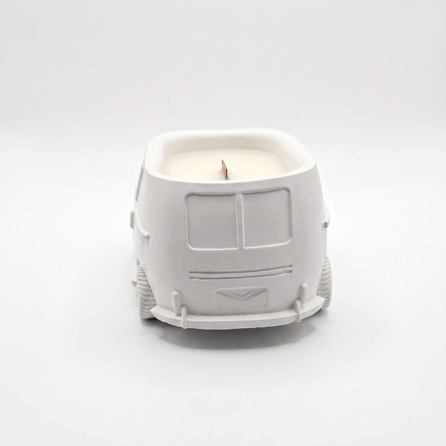 Bougie Vintage Van - Blanc / Citron vert, Basilic, Mandarine