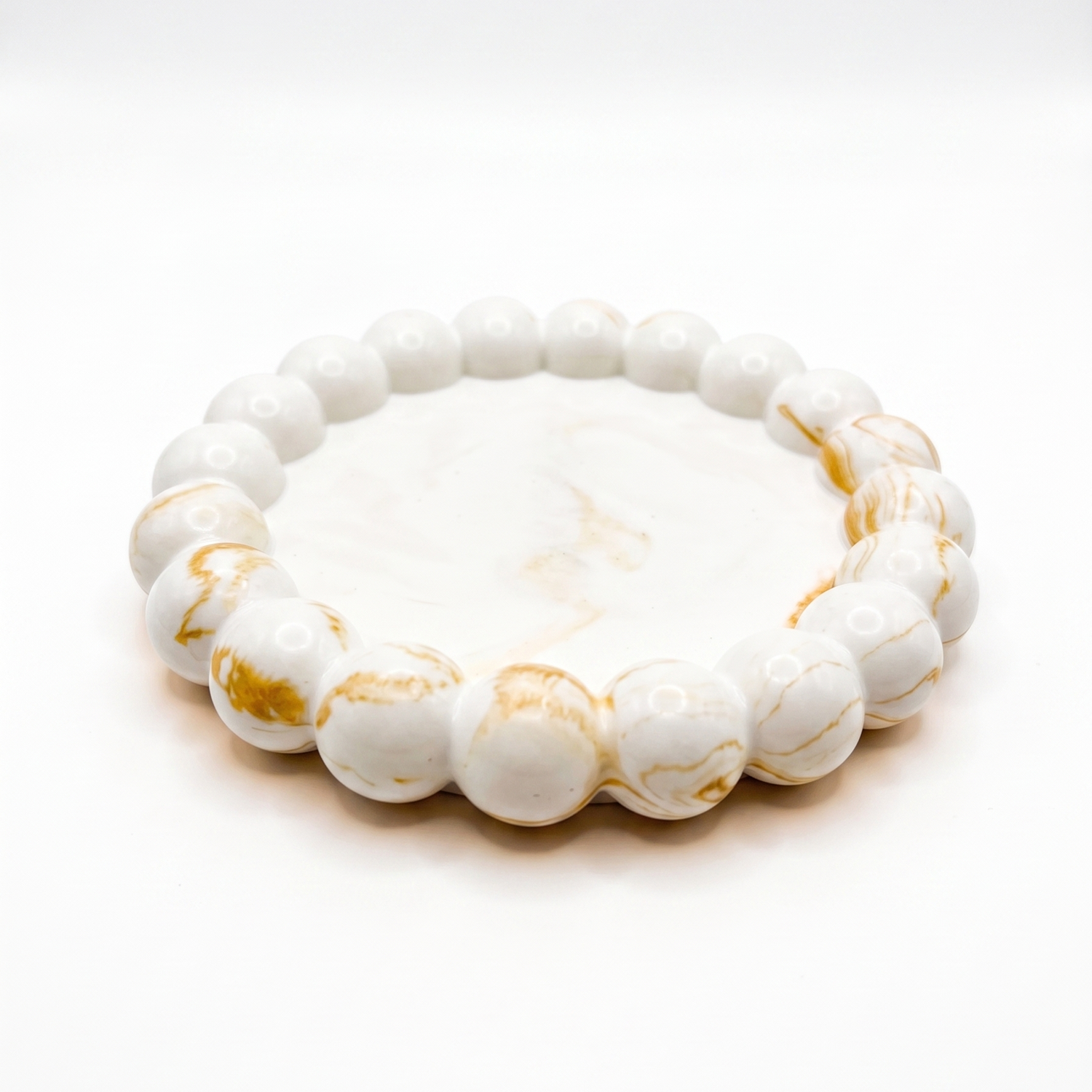 Plateau design Perla - Blanc