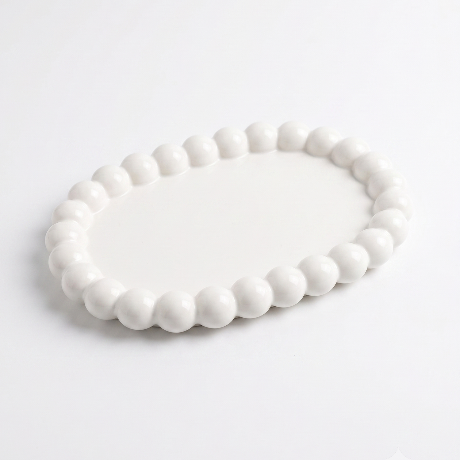 Plateau design Korálka - Blanc
