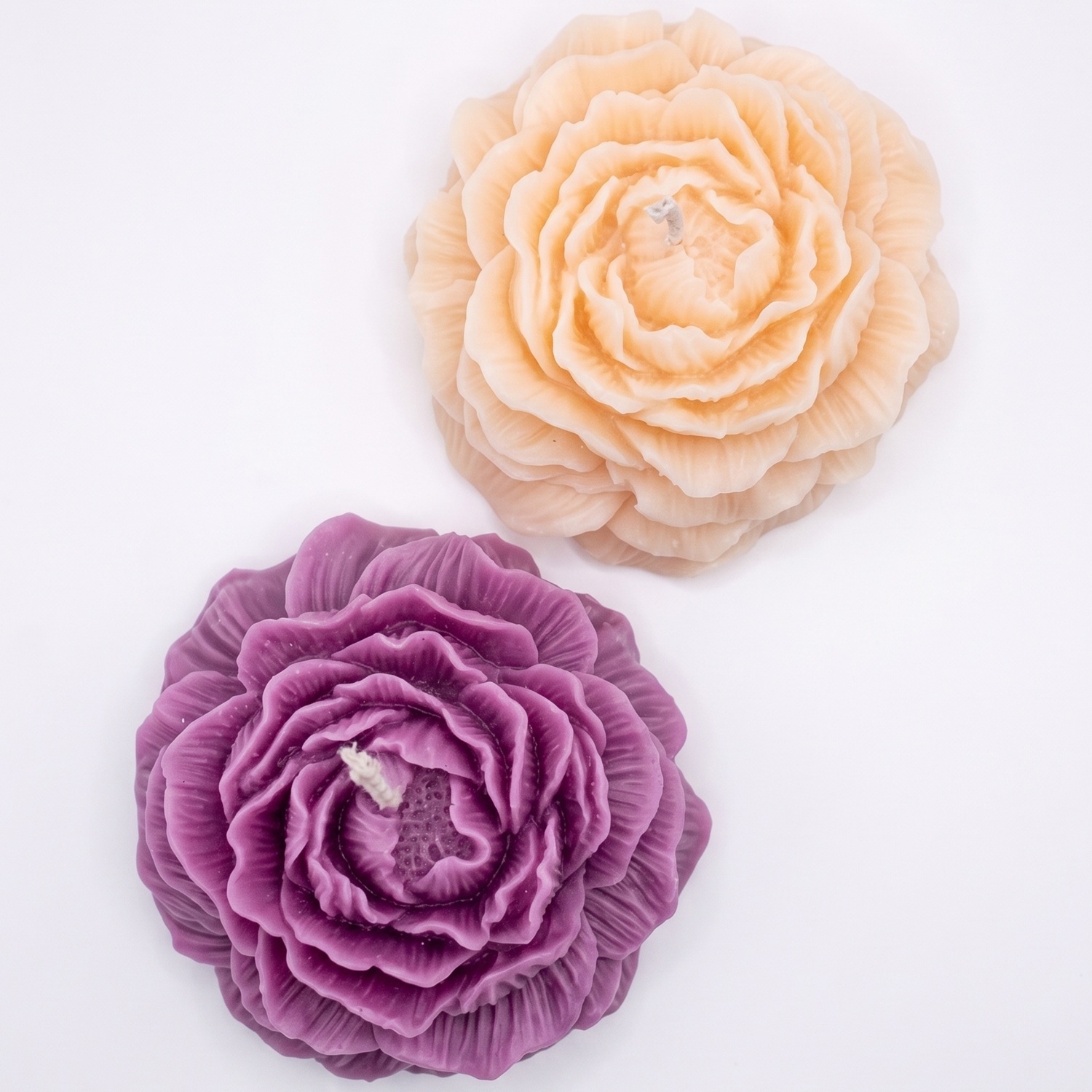 Bougie Pivoine - Orange / Rose / Cerise