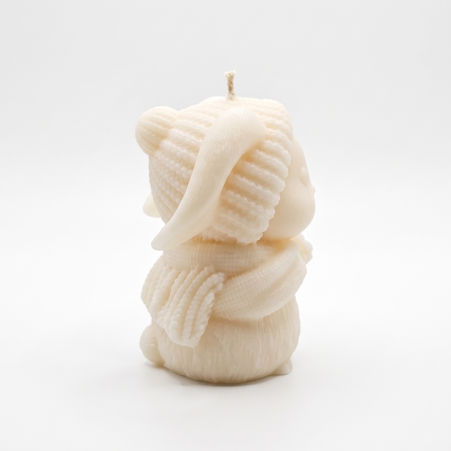 Bougie Lapin d'Hiver - Blanche / Coco