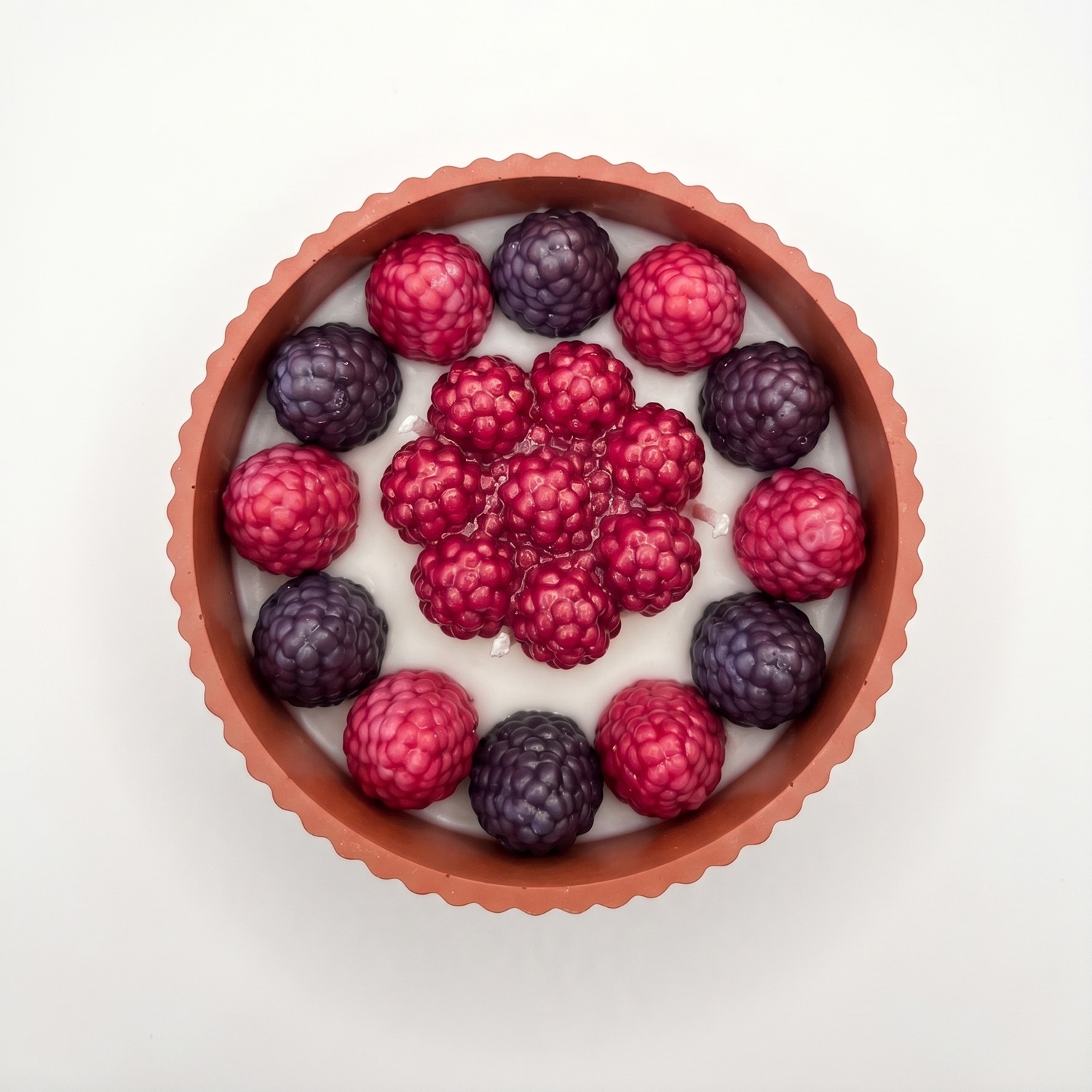 Bougie Gâteau - Rouge brique / Strudel aux pommes / Cerise