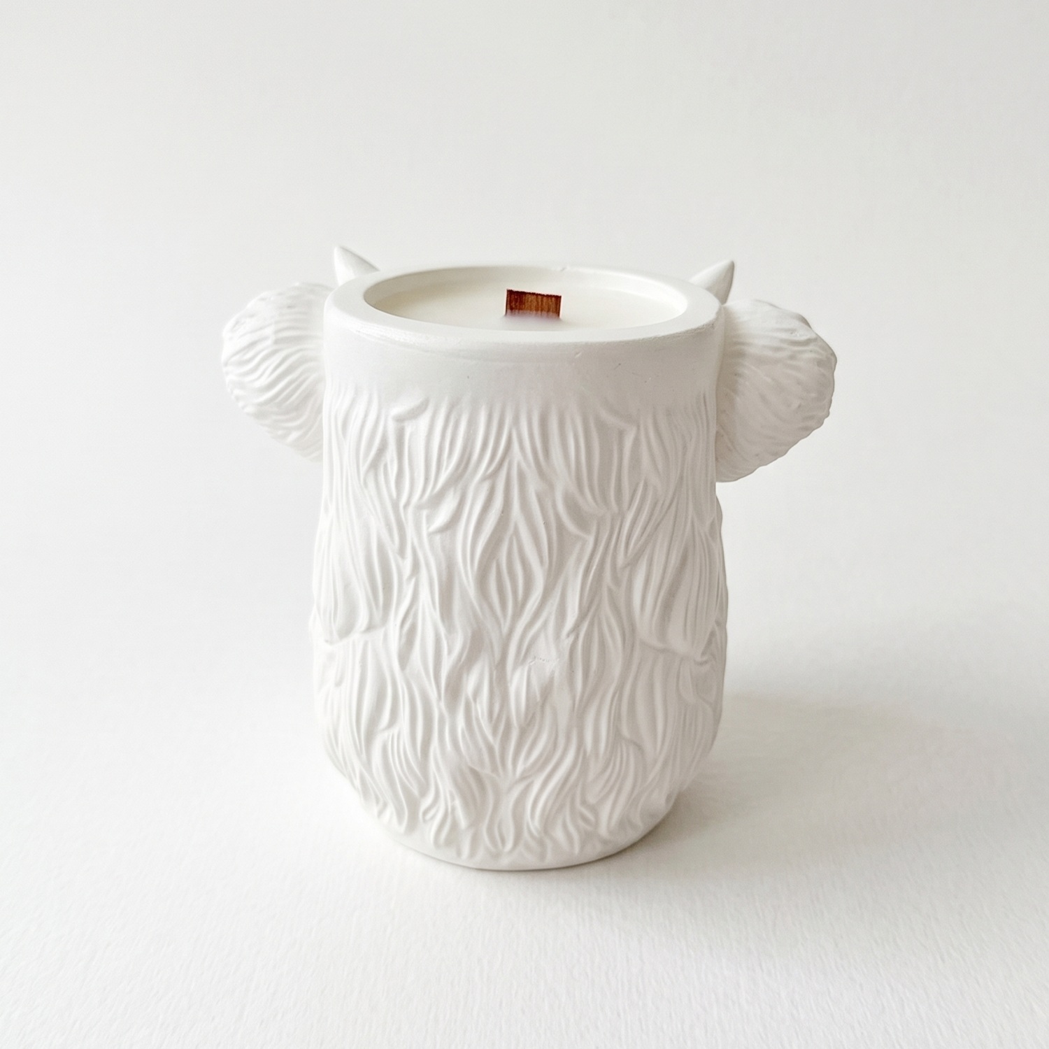 Bougie Highland Cow - Blanche / Vanille