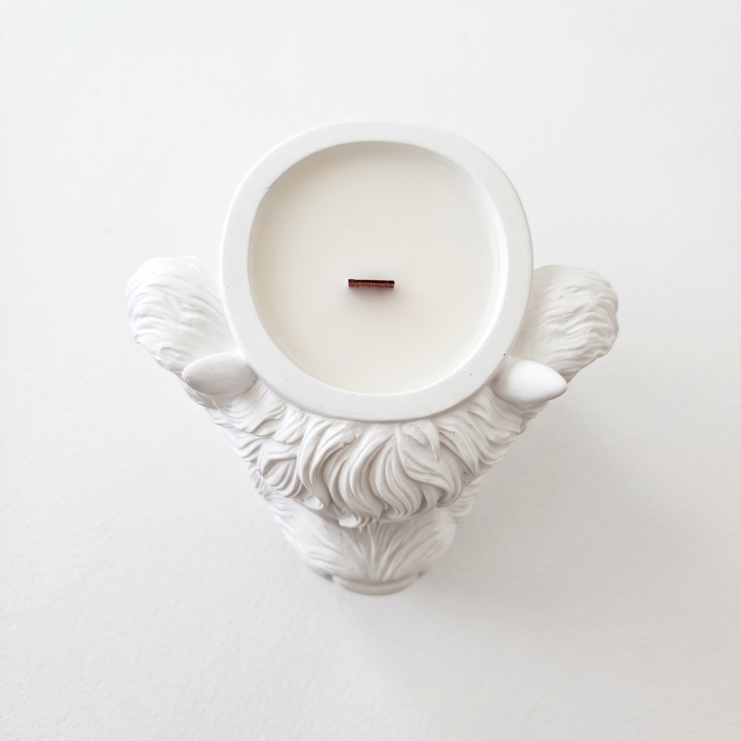 Bougie Highland Cow - Blanche / Vanille
