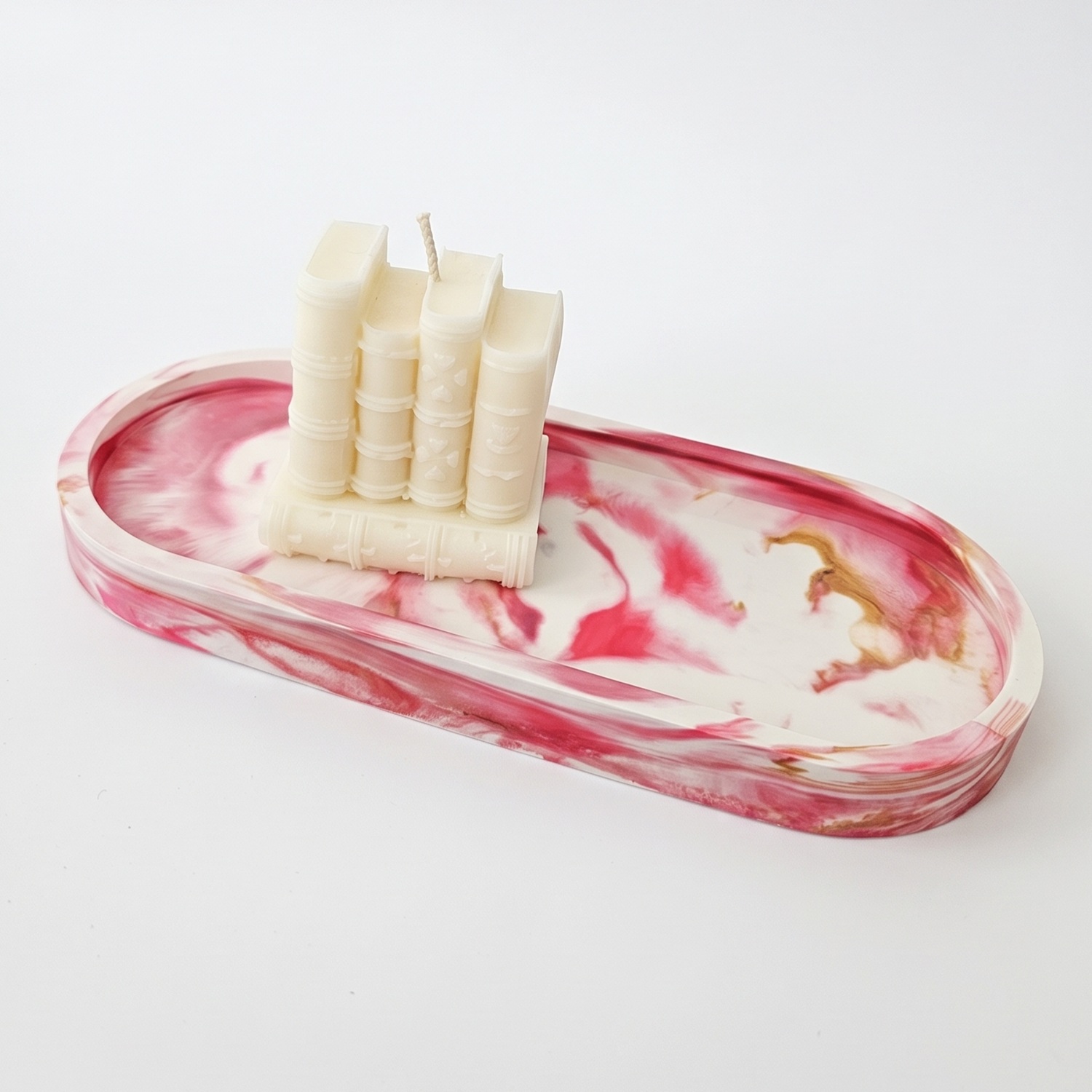 Plateau design Klasik XL - Blanc / Or