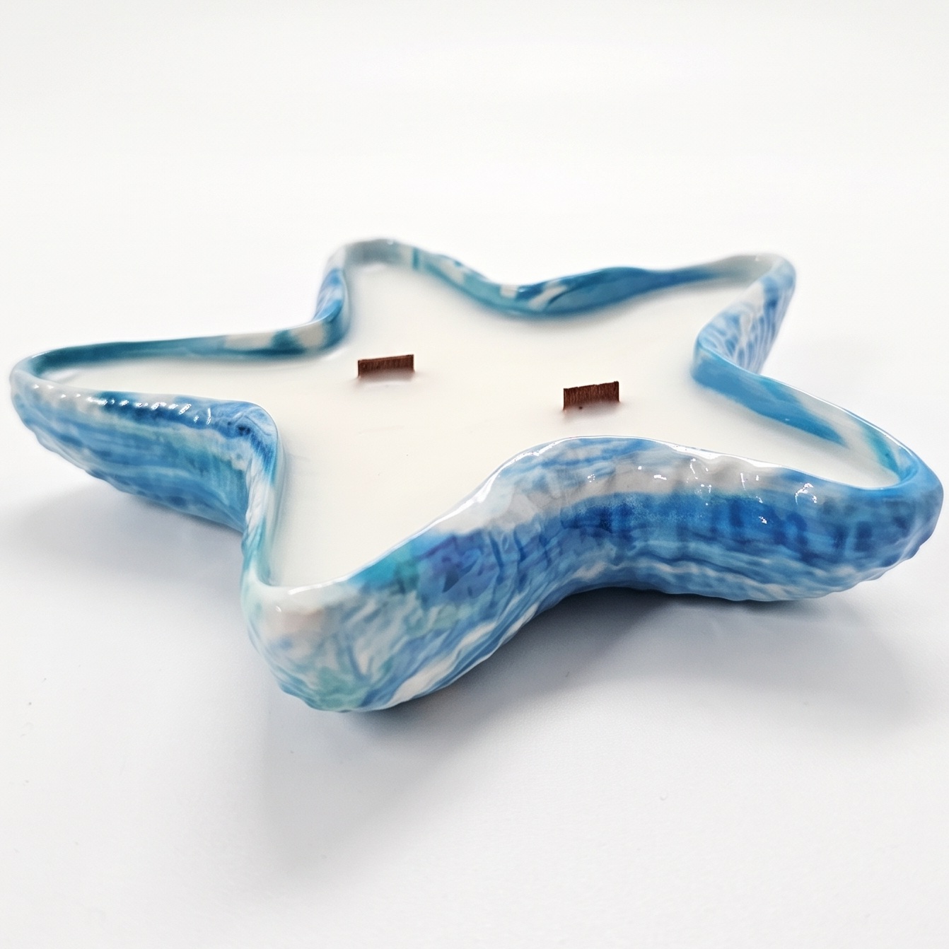 Bougie Toucher de la mer - Bleue / Verte / Noix de coco islandaise