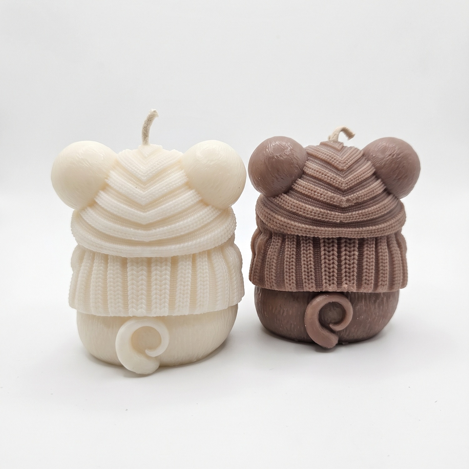 Bougie Souris - Marron / Vanille