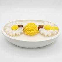 Bougie Câlin Mielleux - Blanc / Jaune / Miel et Lait