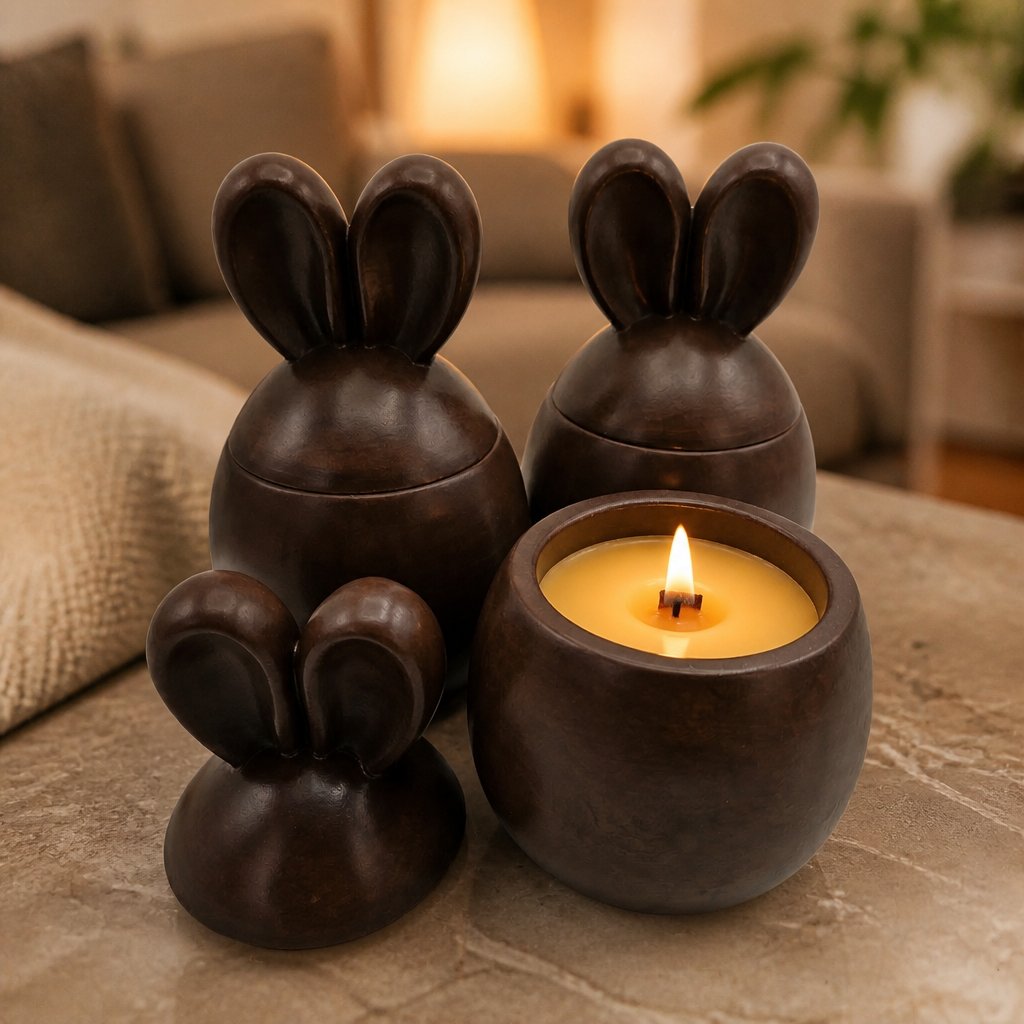 Bougie Choco Drobec - Marron / Vanille