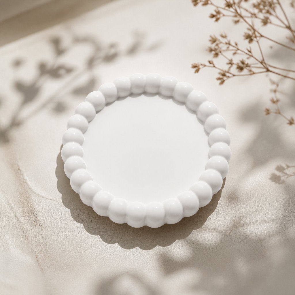 Plateau design Rondo - Blanc